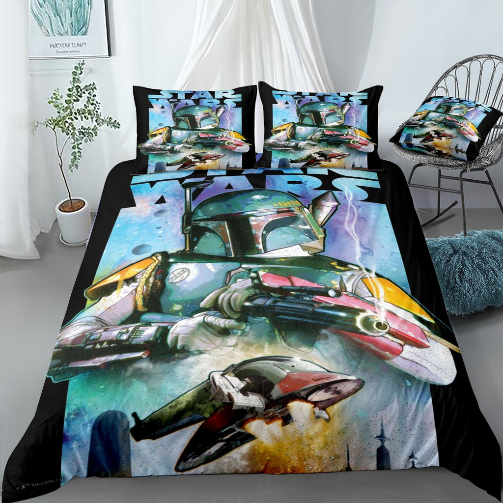Boba Fett Bedding Set (Duvet Cover & Pillow Shams)