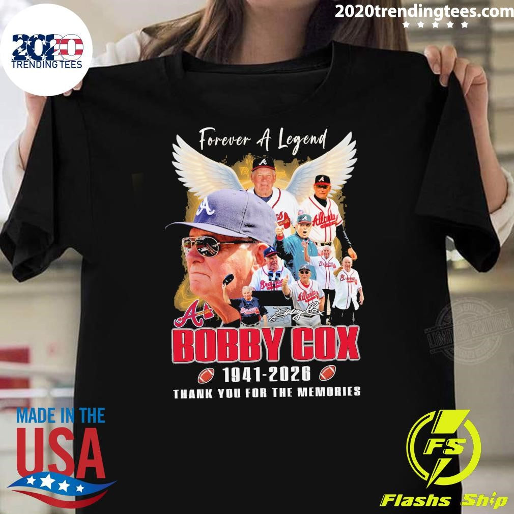 Bobby Cox 1941-2026 Thank You For The Memories Signature Shirt