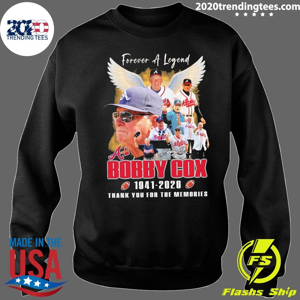 Bobby Cox 1941-2026 Thank You For The Memories Signature Shirt