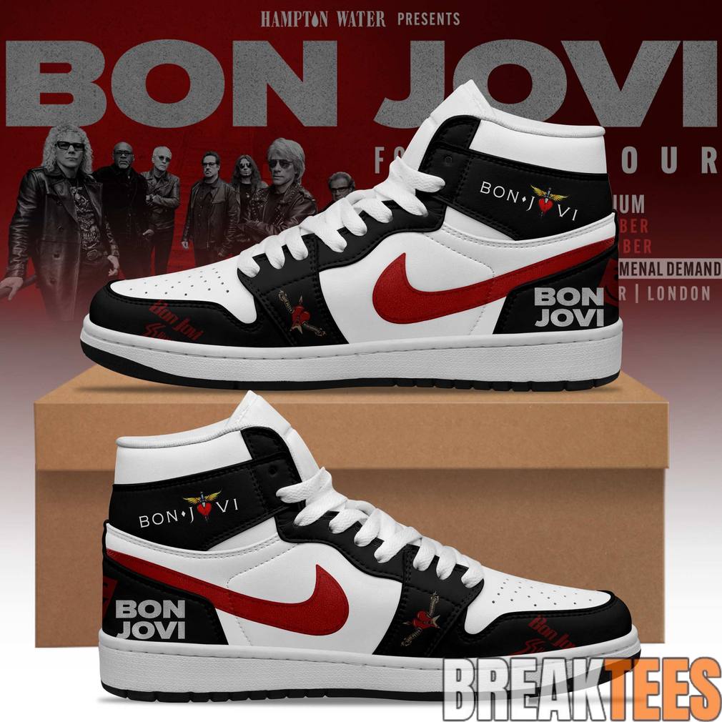 Bon Jovi Forever Tour 2026 Special Air Jordan 1 Shoes