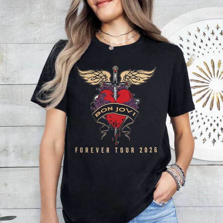 Bon Jovi Forever Tour 2026 T Shirt