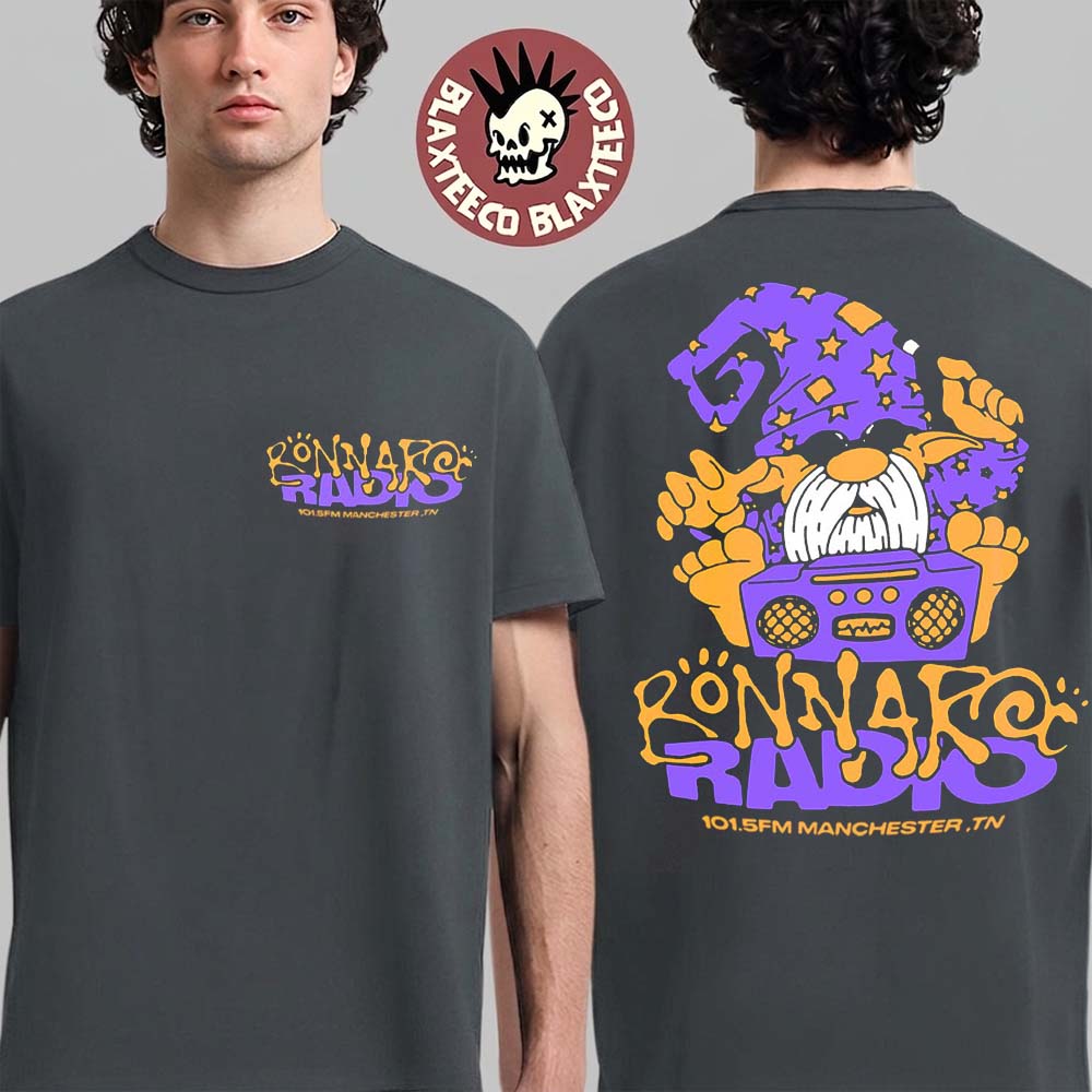 Bonnaroo Music And Arts Festival 2026 Official Merch Tee In Manchester Tennessee From June 11 To 14 2026 Bonnaroo Radio T-Shirt