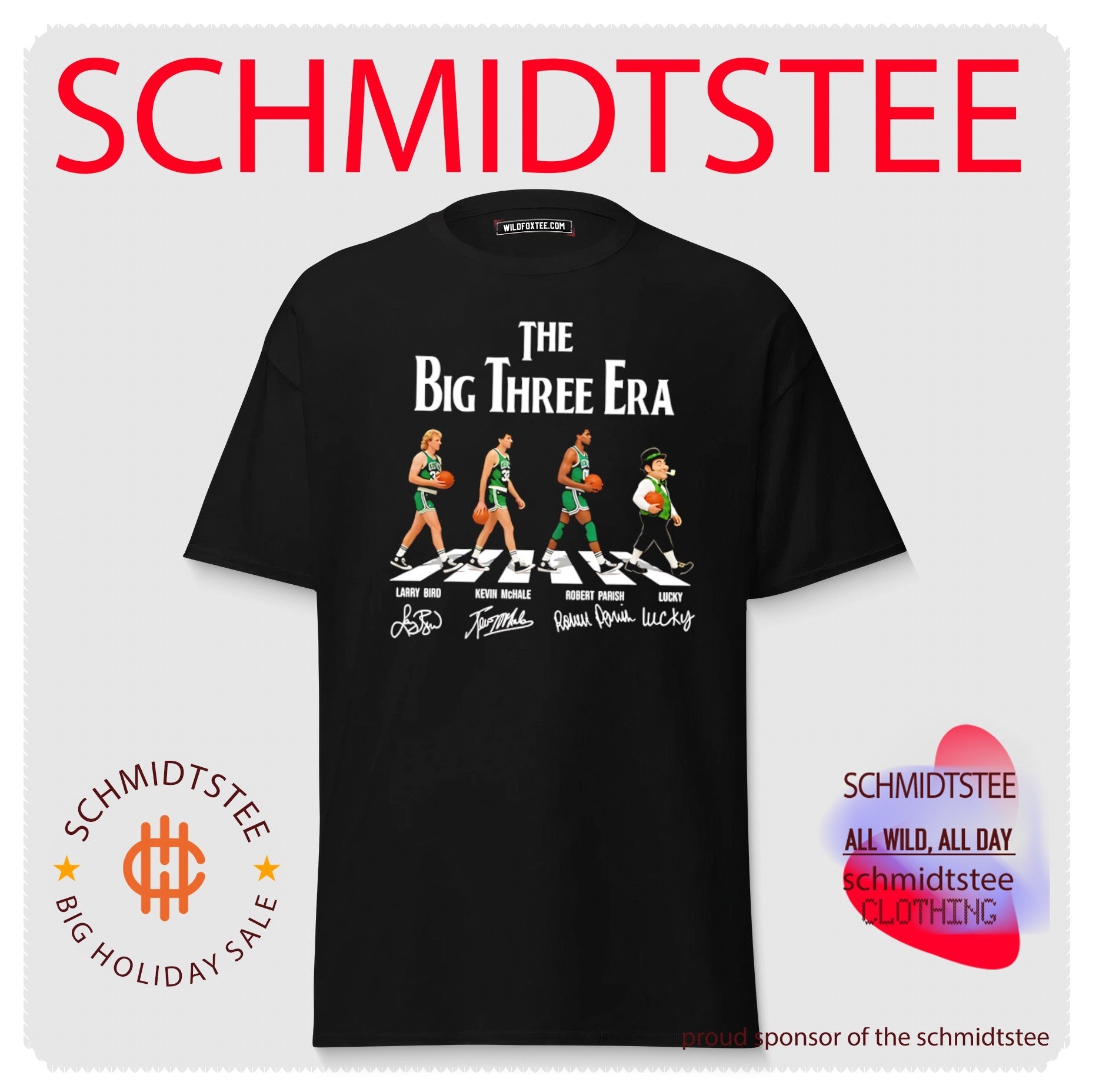 Boston Celtics the Big Three Era Abbey Road signature shirt