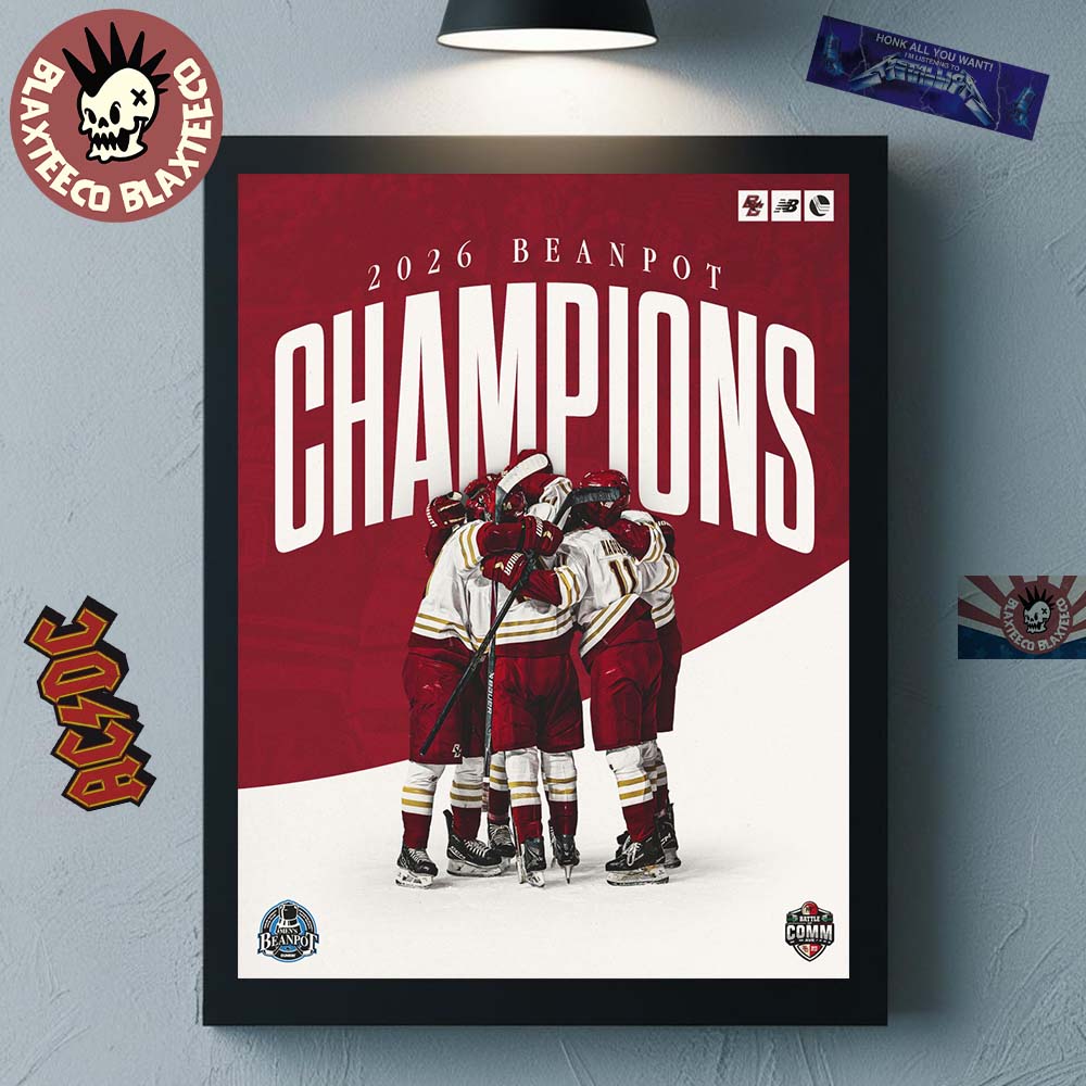 Boston College Eagles Men’s Hockey 2026 Beanpot Champions Home Decor Poster Canvas