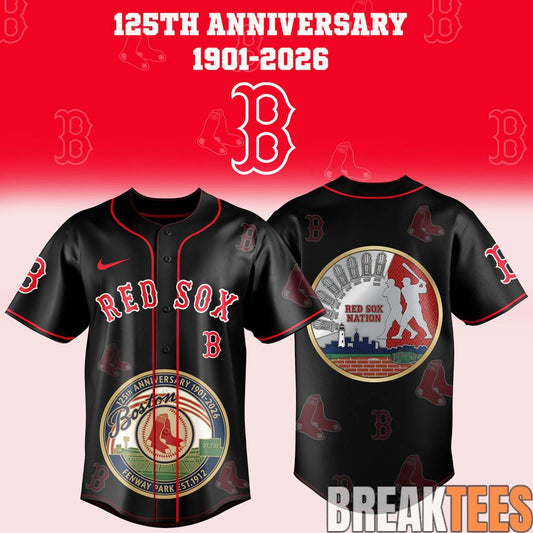 Boston Red Sox 125th Anniversary Baseball Jersey