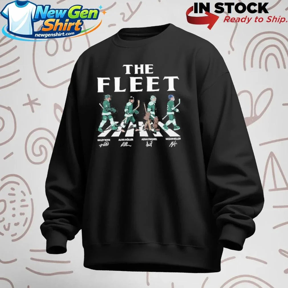Boston Walking Road Signatures Women Ice Hockey Shirt