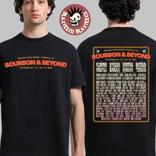 Bourbon And Beyond 2026 Festival Full Lineup In Louisville Kentucky At Kentucky Expo Center On September 24 25 26 27 2026 T-Shirt