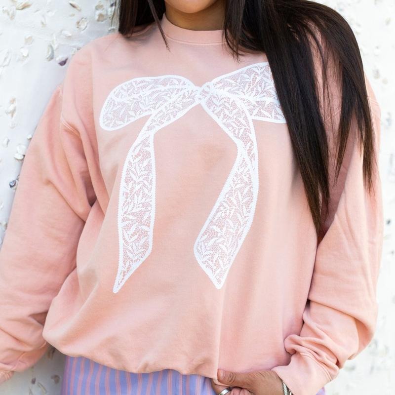 Bow 'Lace Up' Lightweight T-Shirts