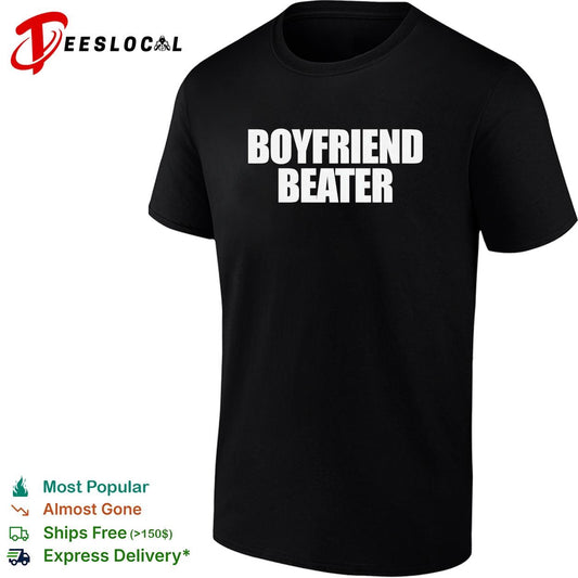 Boyfriend beater tank top sleeveless gym style funny shirt