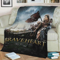 Braveheart Movie Poster Fleece Throw Blanket