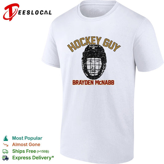 Brayden McNabb Vegas Golden Knights hockey guy face helmet shirt