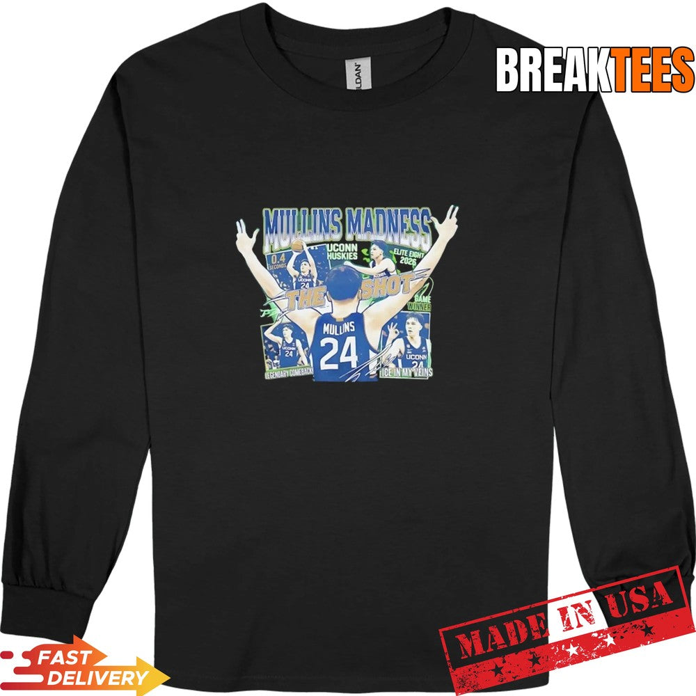 Braylon Mullins UConn The Shot Elite Eight 2026 Signature Shirt