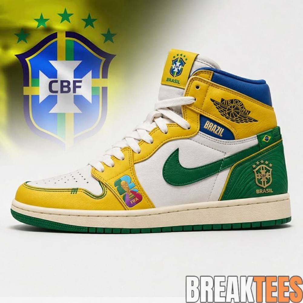 Brazil National Football Team WC26 Special Edition Air Jordan 1 Sneaker