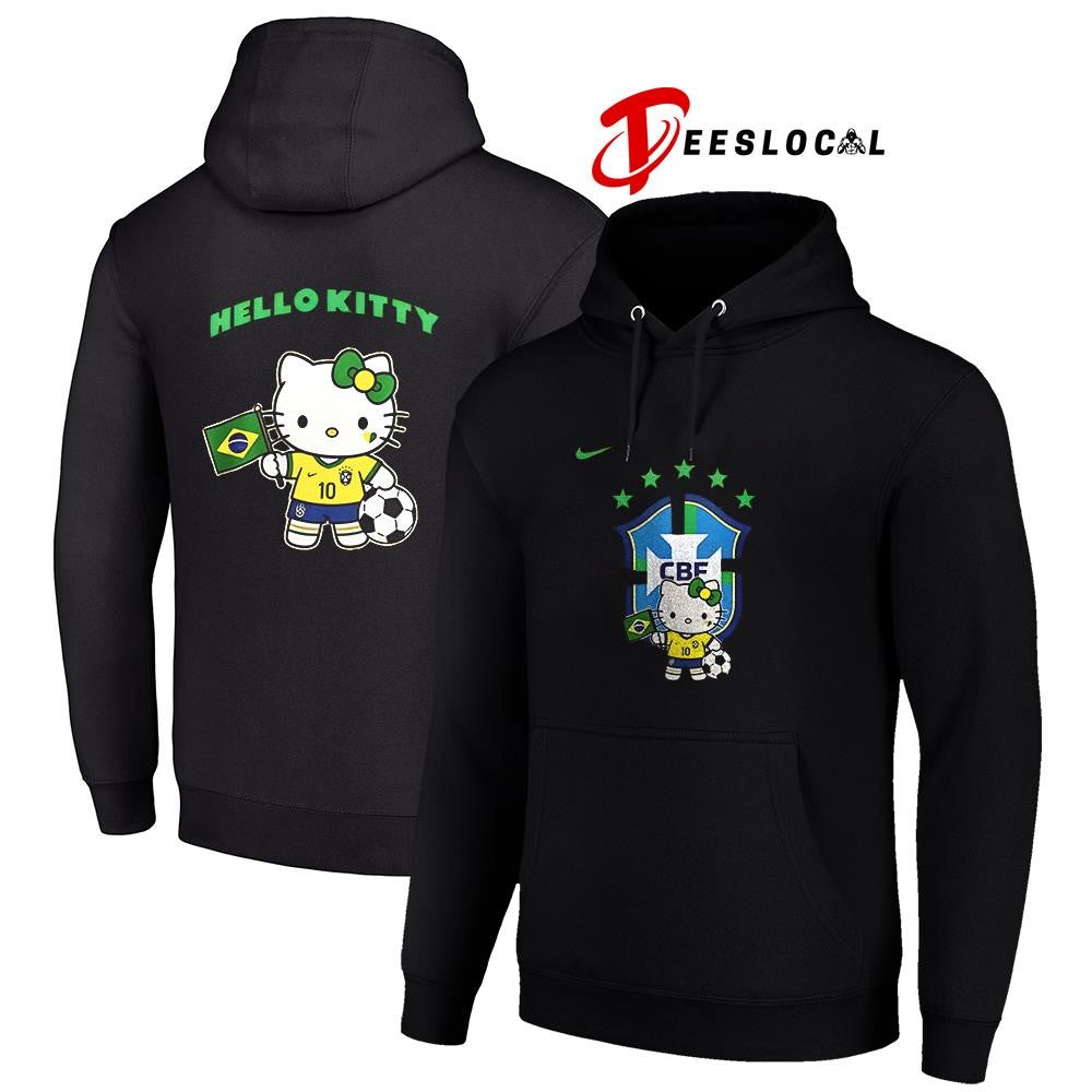 Brazil Soccer Hello Kitty World Cup graphic shirt