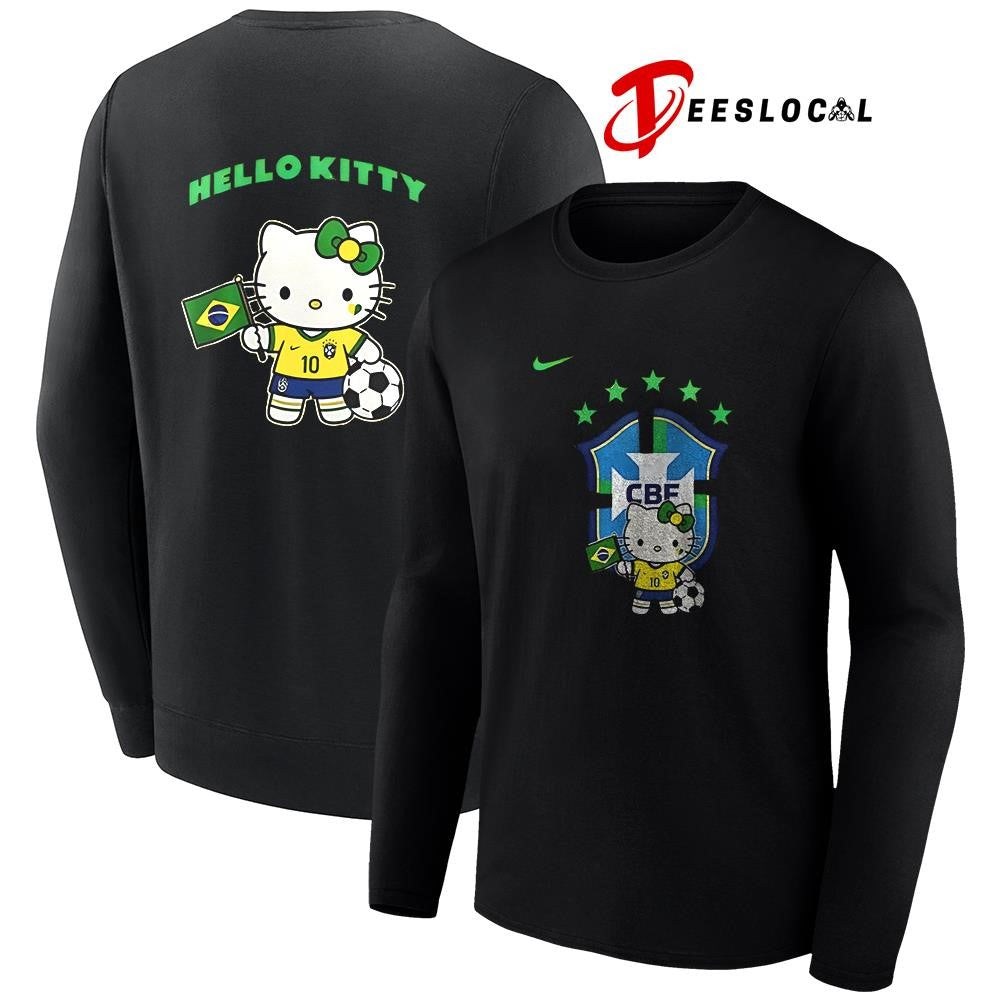 Brazil Soccer Hello Kitty World Cup graphic shirt