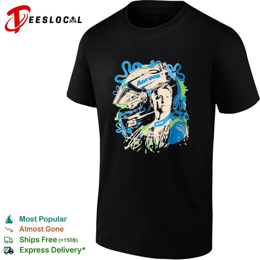 Brennan Poole Front Row Motorsports NASCAR Aaron’s SquarePants shirt