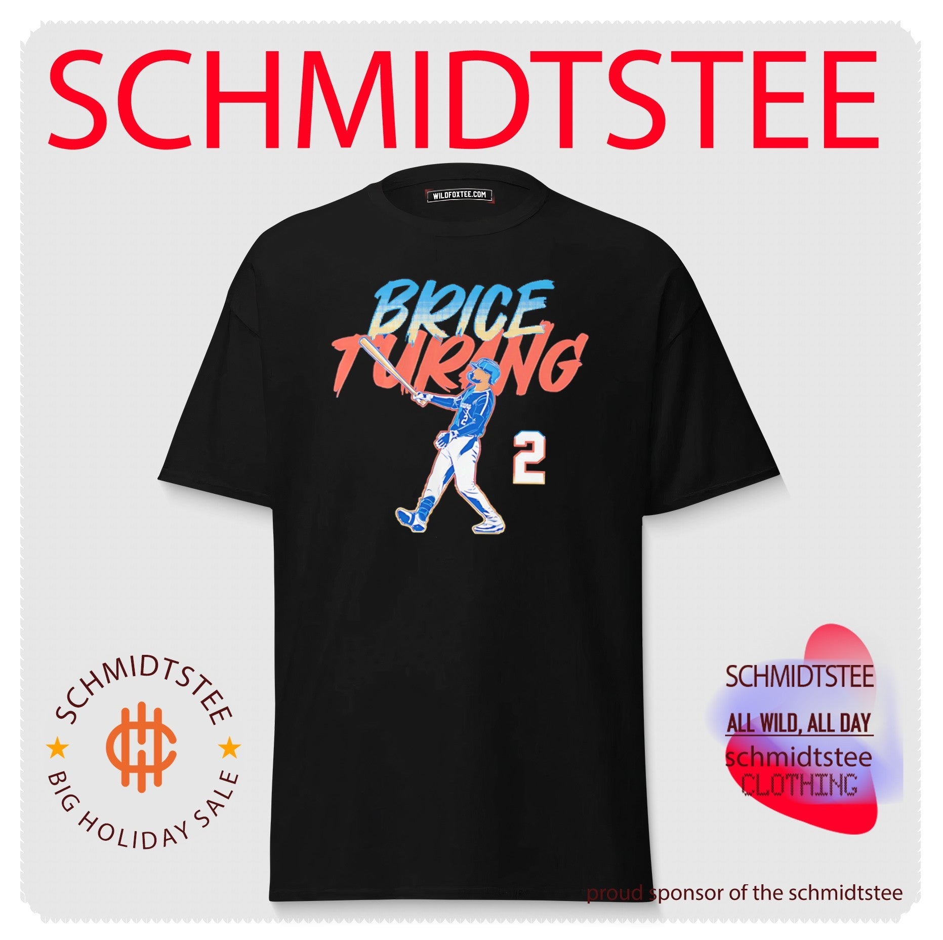 Brice Turang Milwaukee Brewers Slugger Swing Number shirt