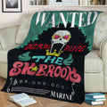 Brook Bounty Wanted Poster Fleece Throw Blanket