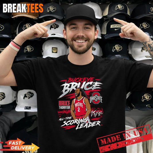 Bruce Thornton Leading Scorer Ohio State Basketball T-Shirt