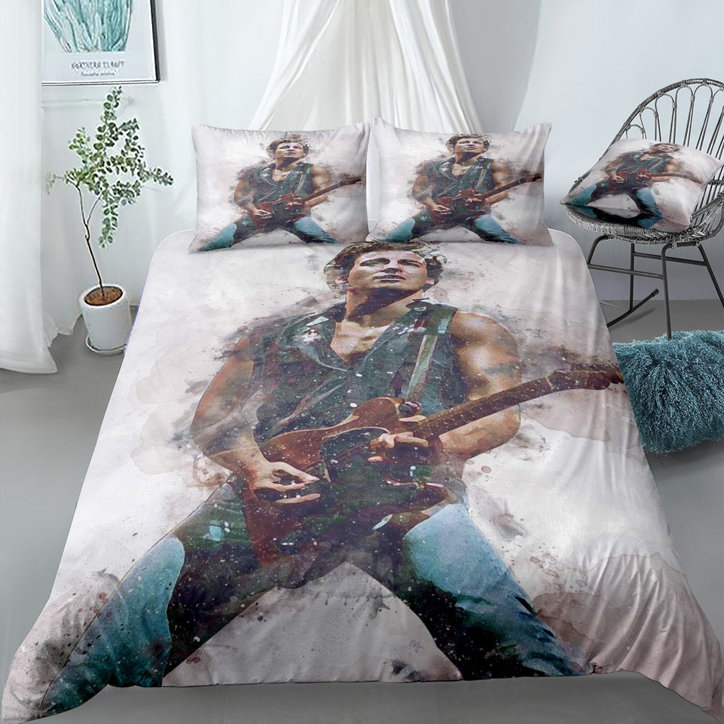 Bruce Springsteen Bedding Set (Duvet Cover & Pillow Shams)