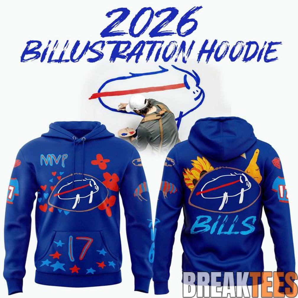 Buffalo Bills 2026 Billustration Hoodie