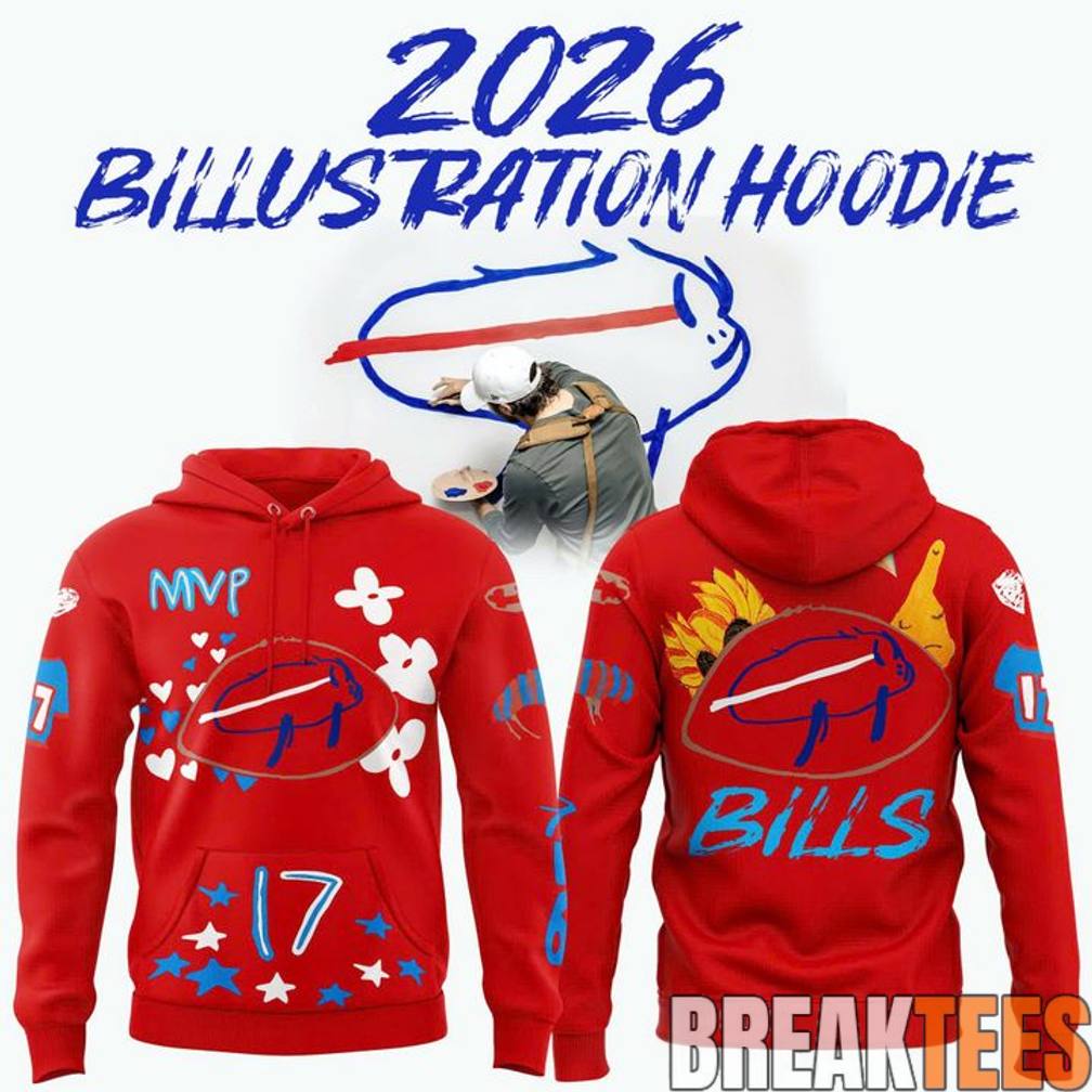 Buffalo Bills 2026 Billustration Hoodie