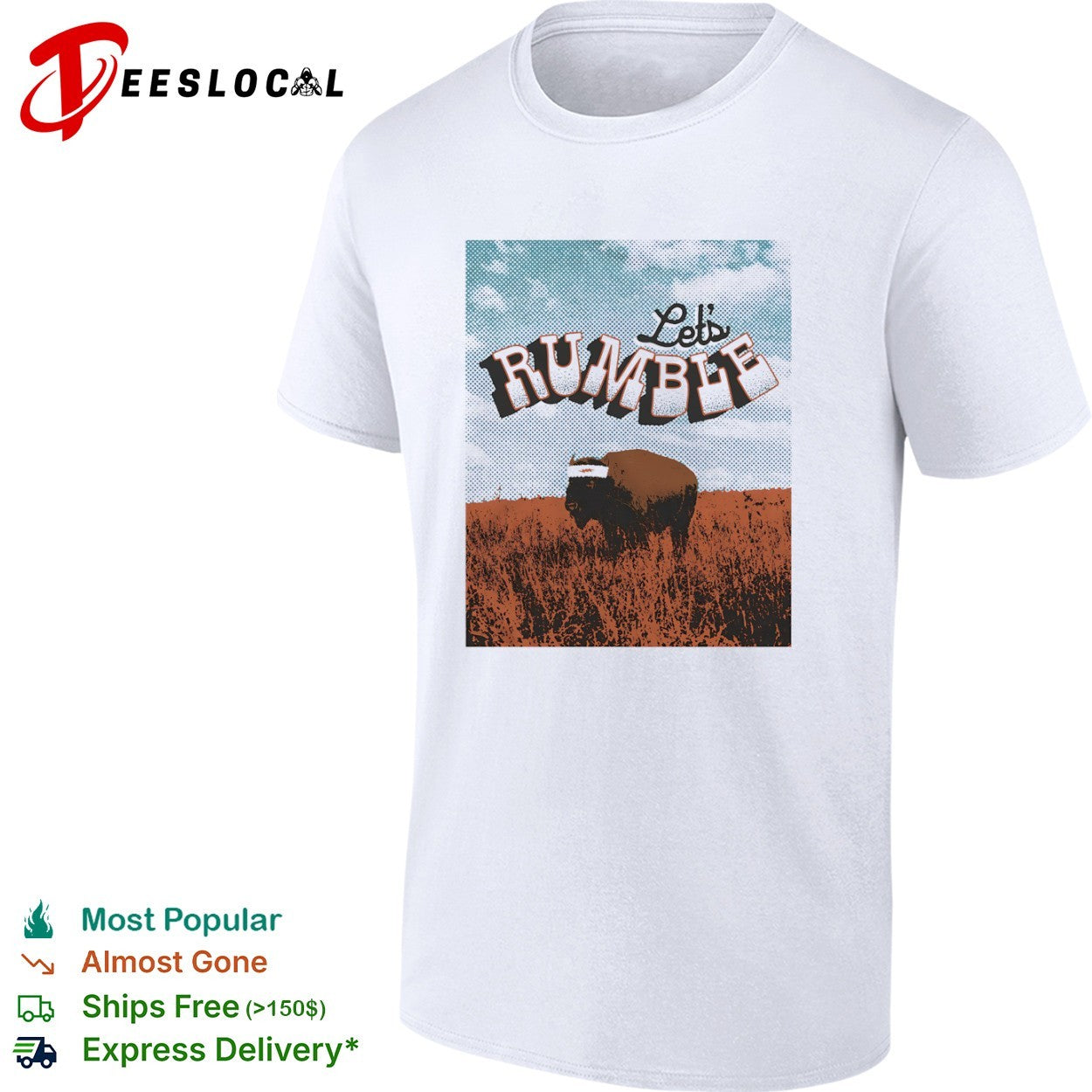 Buffalo Bills Let’s Rumble American Football Buffalo Bison shirt