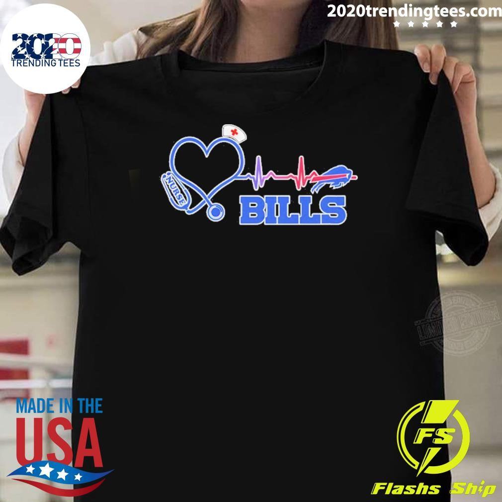 Buffalo Bills Nurse Heartbeat 2026 Shirt