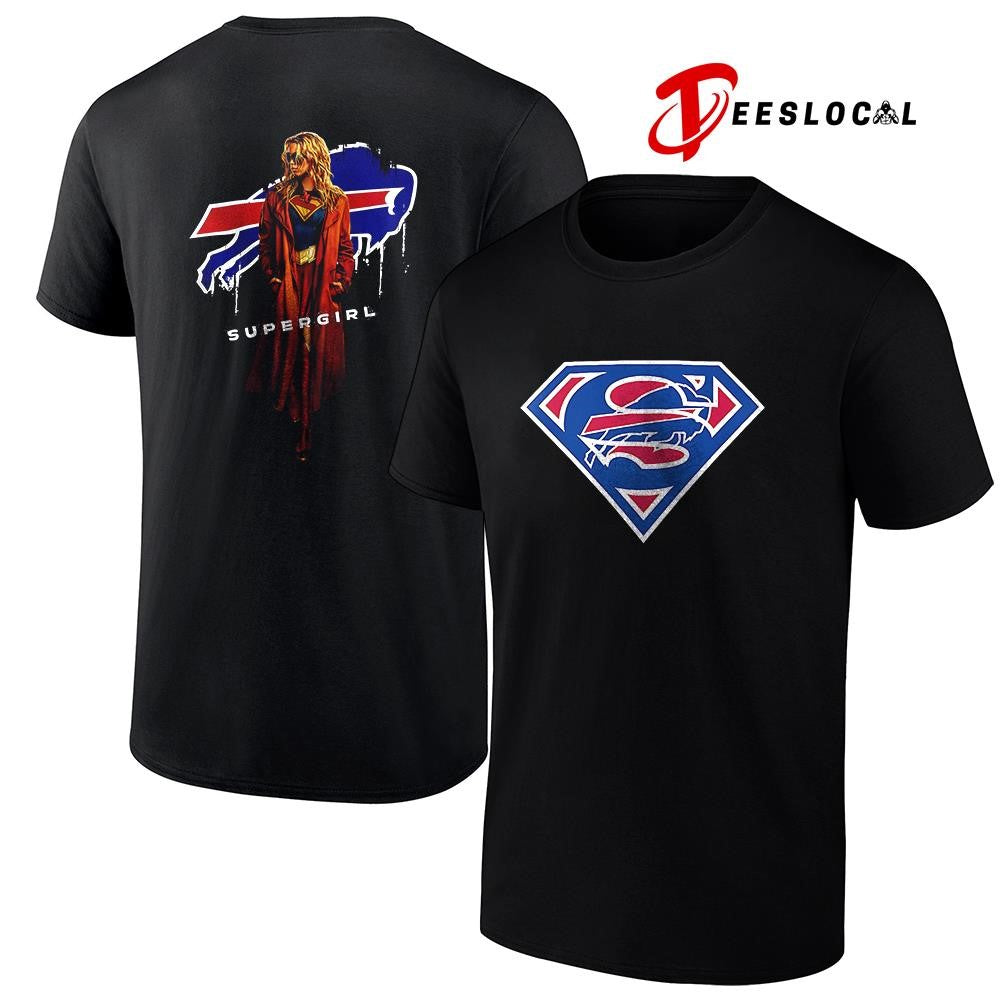 Buffalo Bills x Supergirl graphic shirt