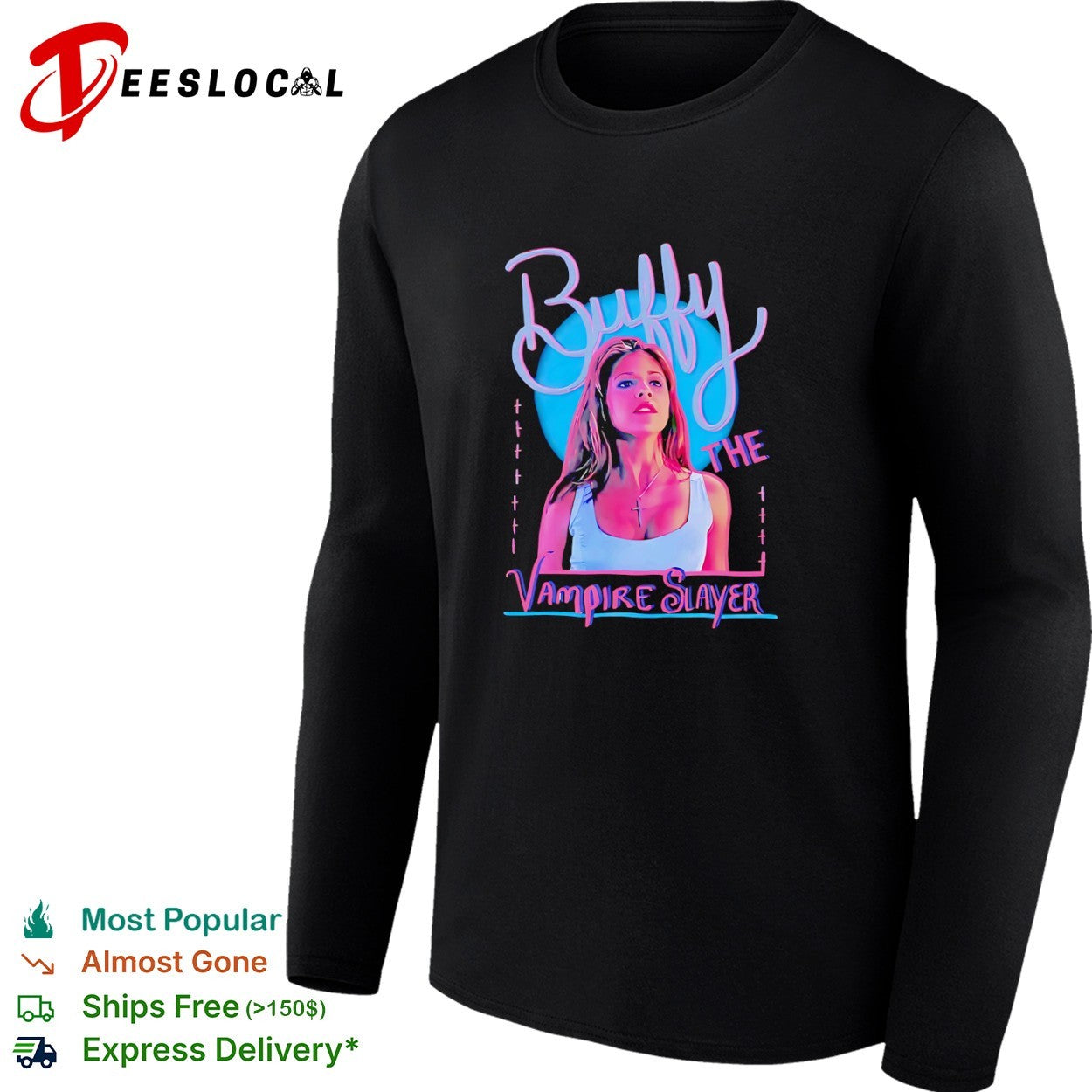 Buffy the Vampire Slayer Sarah Michelle Gellar 90s shirt