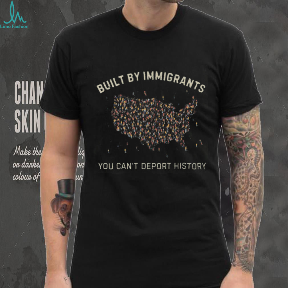 Built By Immigrants USA Map Heritage Pride Shirt