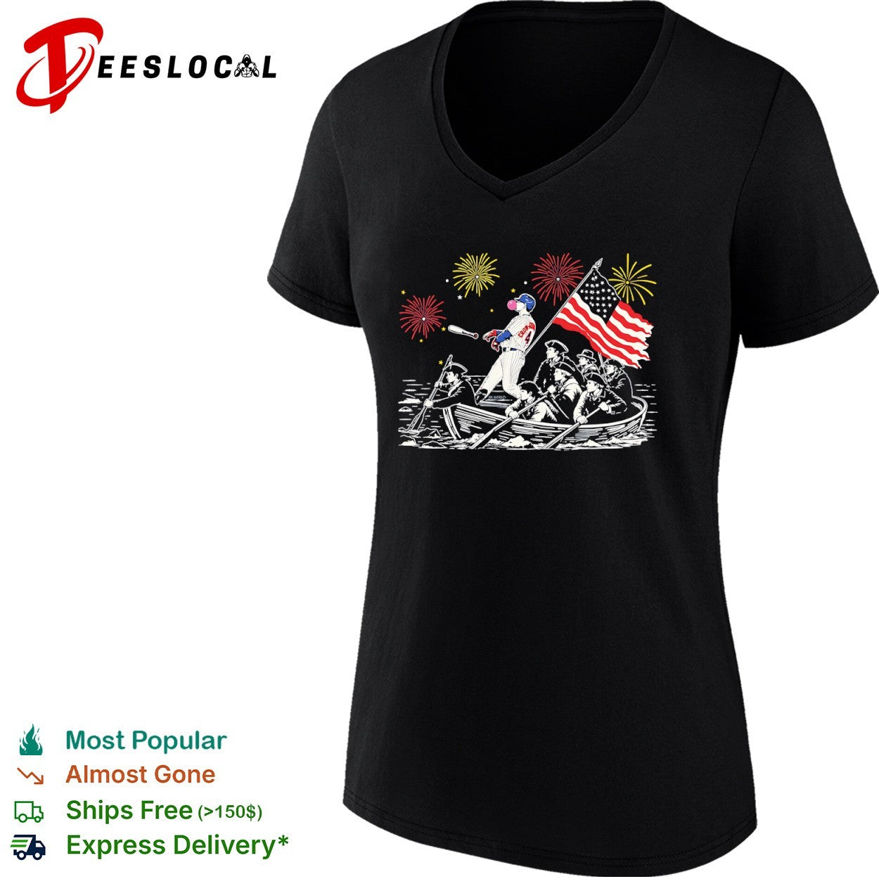 CJ Cron Colorado Rockies MLB Washington Crossing the Delaware shirt