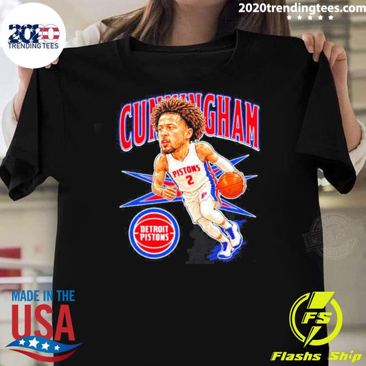 Cade Cunningham Detroit Pistons Big Head Shirt