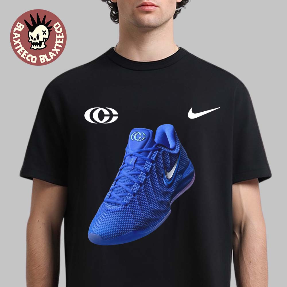 Caitlin Clark X Nike Nike Caitlin 1 Blue Sneaker T-Shirt