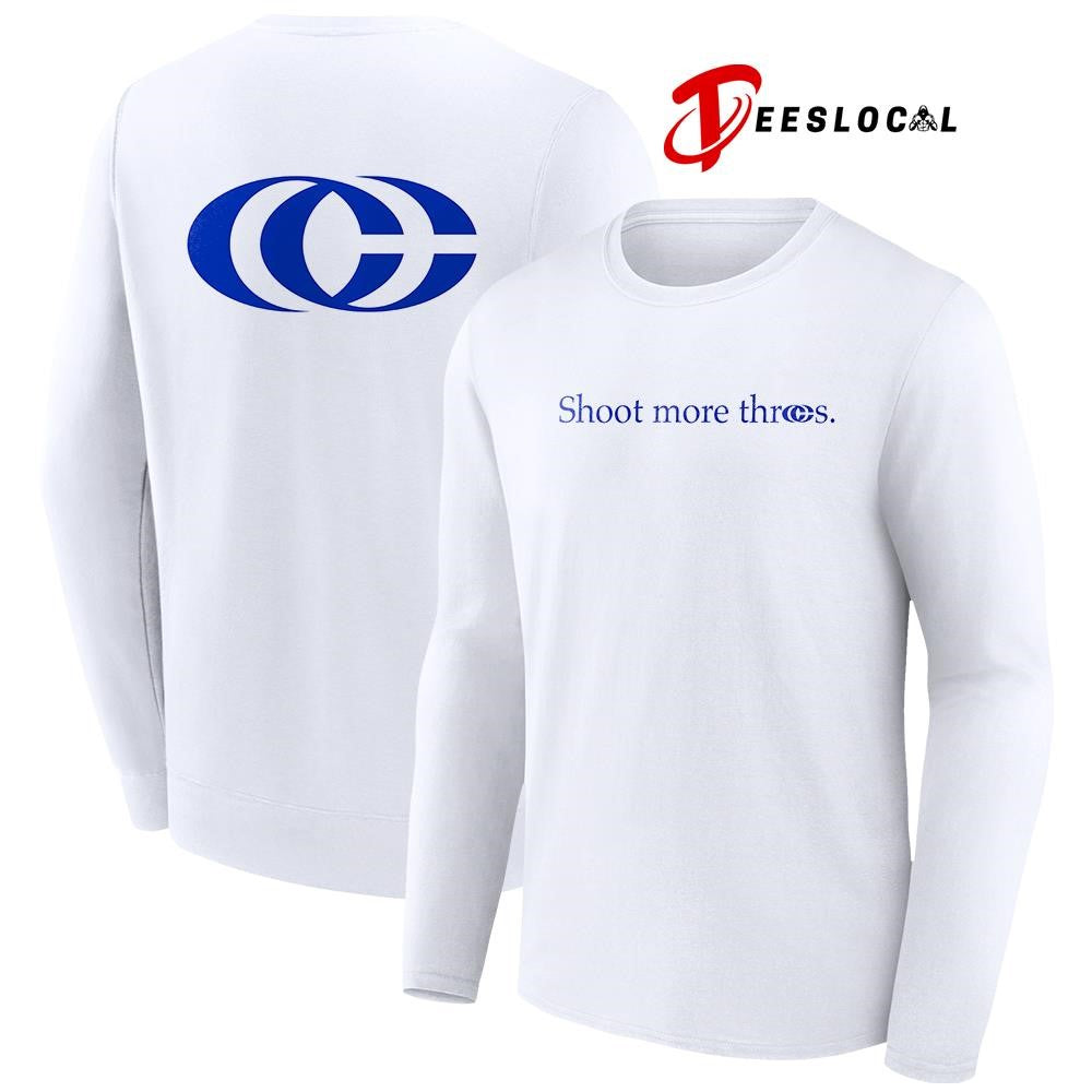 Caitlin Clark shoot more threes logo shirt