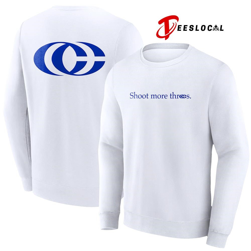 Caitlin Clark shoot more threes logo shirt