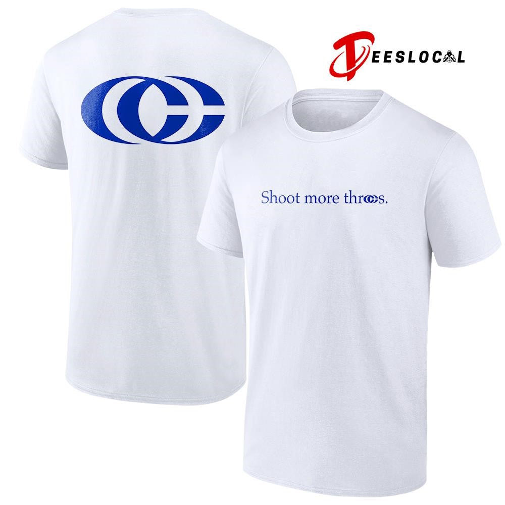 Caitlin Clark shoot more threes logo shirt