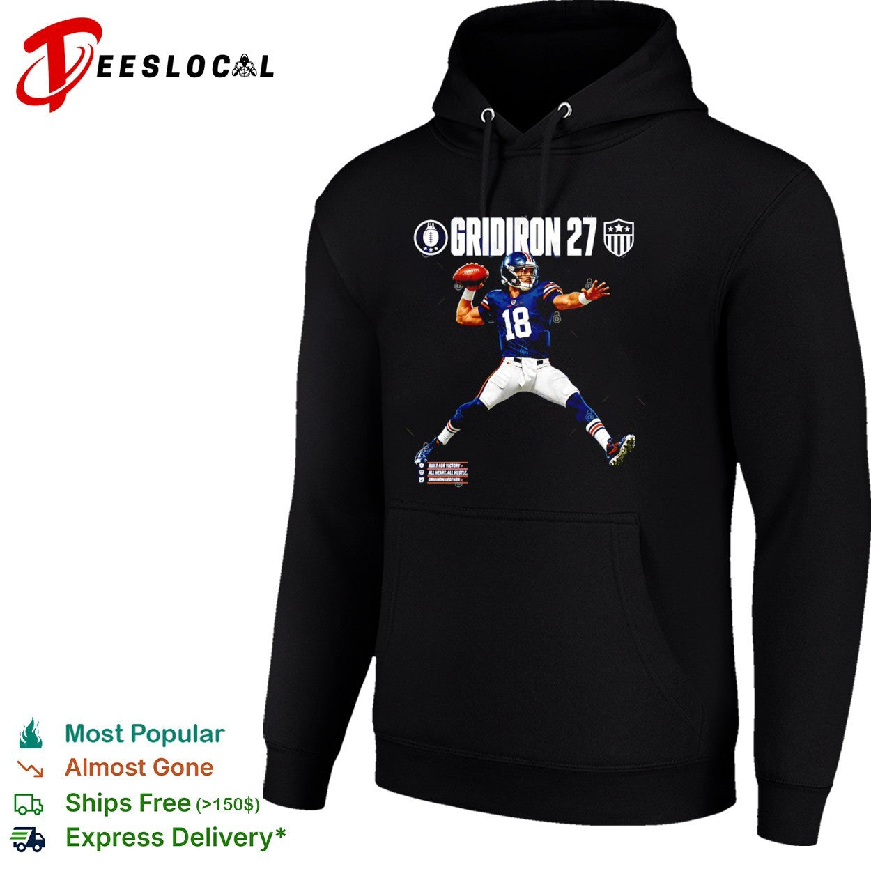 Caleb Williams Chicago Bears Gridiron 27 Built for Victory All Heart All Hustle shirt