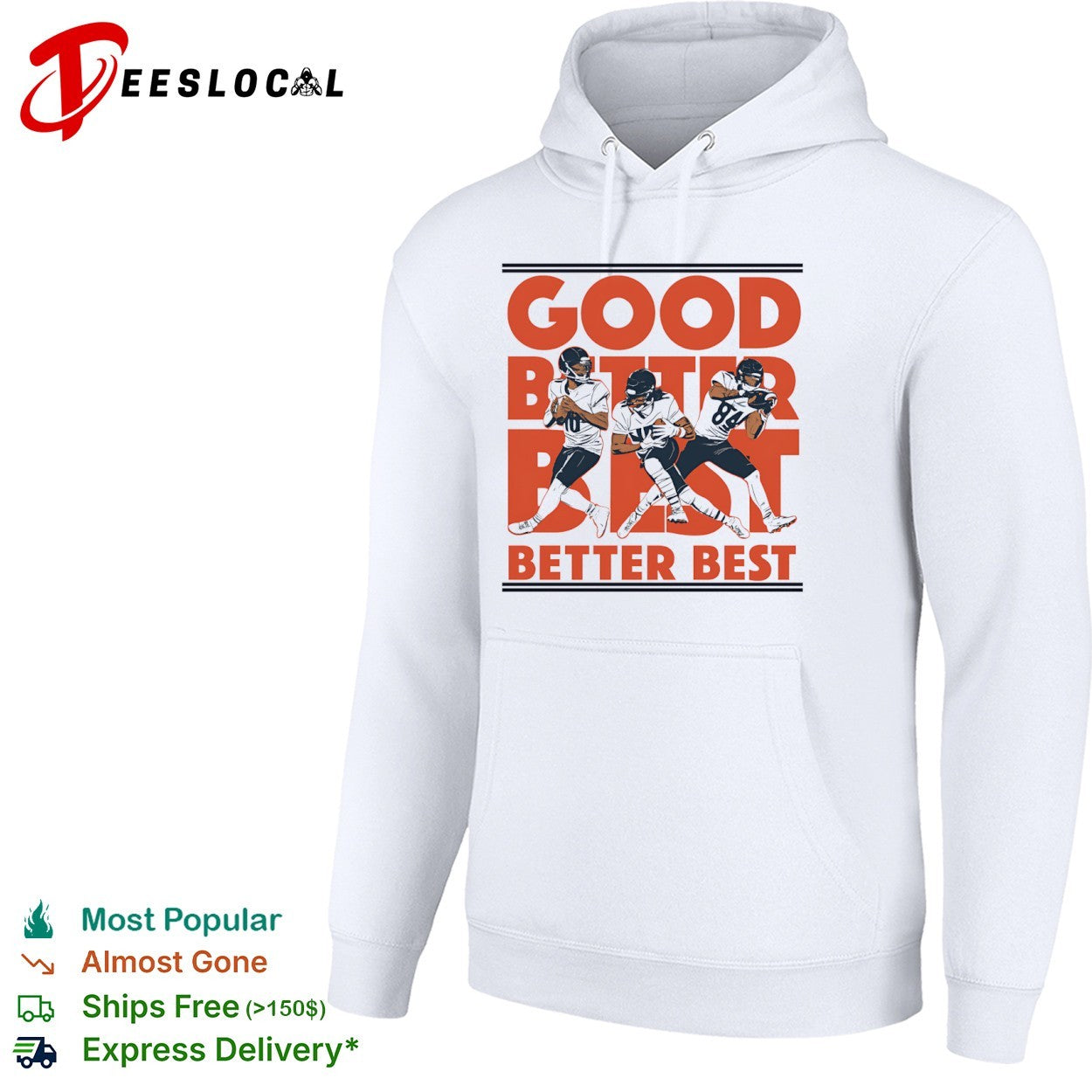 Caleb Williams Keenan Allen Rome Odunze Chicago Bears Good Better Best NFL shirt