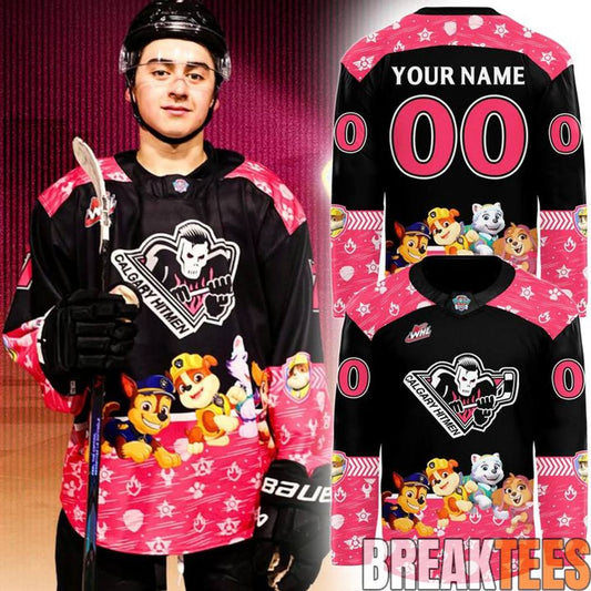 Calgary Hitmen PAW Patrol Night 2026 Hockey Jersey