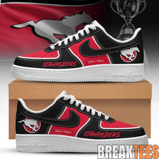 Calgary Stampeders Custom Air Force 1 Shoes
