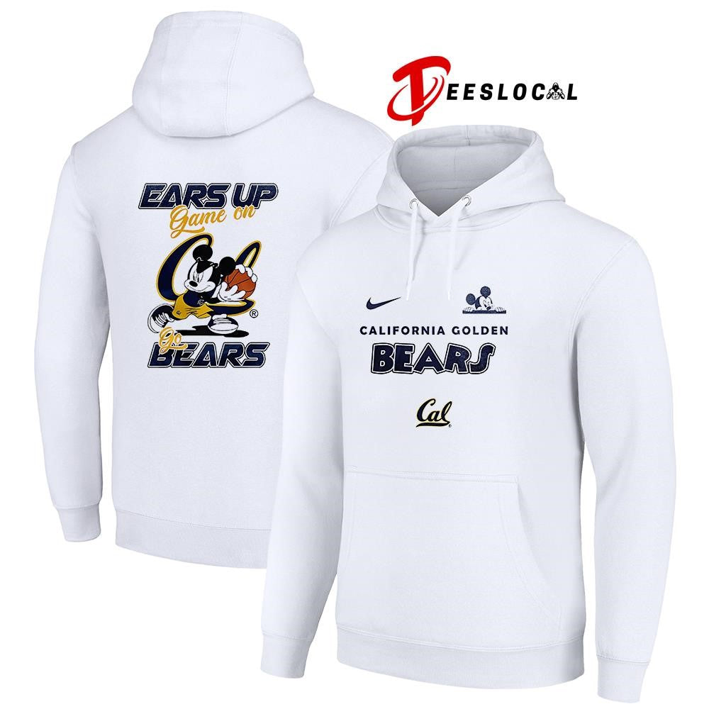 California Golden Bears x Mickey Mouse ears up game on shirt