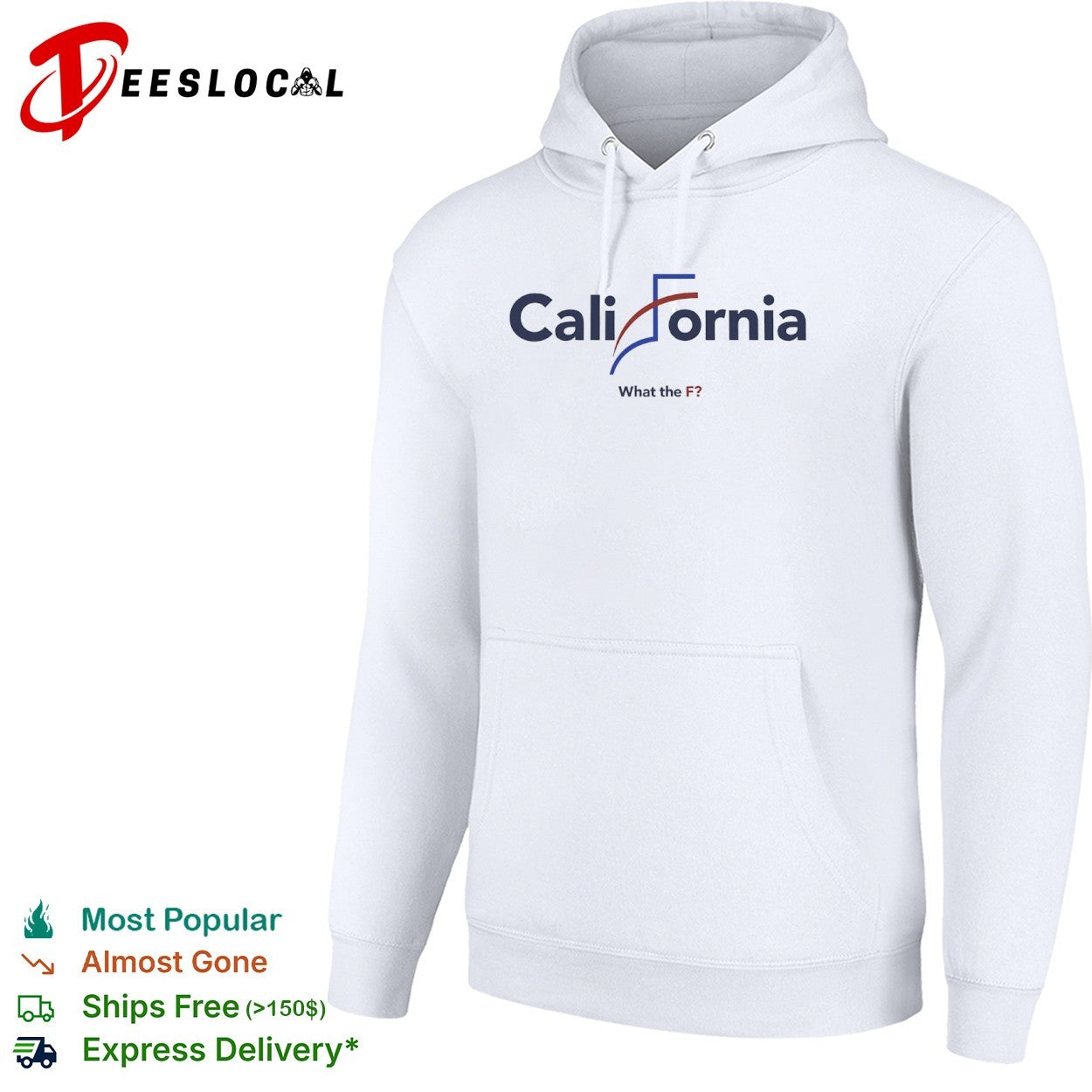 California What the F political parody design shirt
