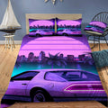Camaro Synthwave Bedding Set (Duvet Cover & Pillow Shams)