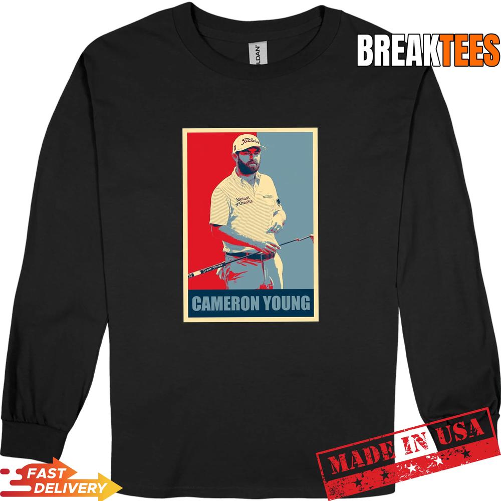 Cameron Young Golfer Hope Vintage T-Shirt