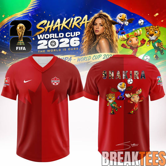 Canada National Football Team x Shakira World Cup 2026 Legacy Edition Jersey