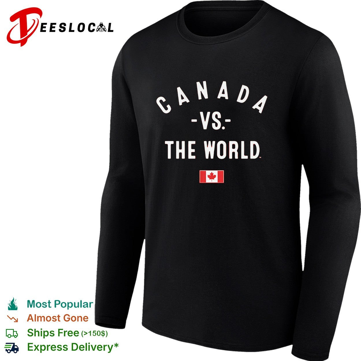 Canada vs The World FIFA World Cup 2026 having flag shirt