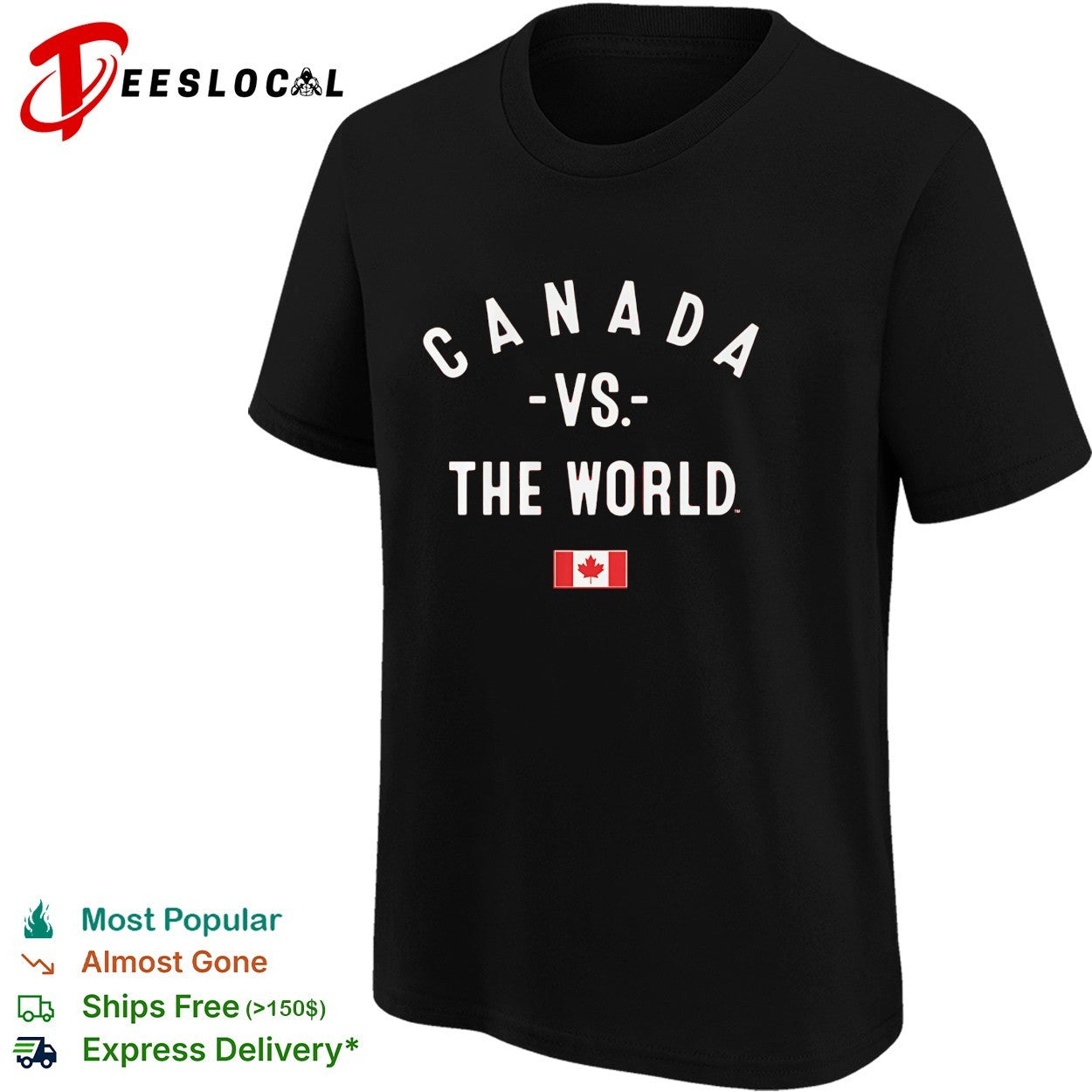Canada vs The World FIFA World Cup 2026 having flag shirt