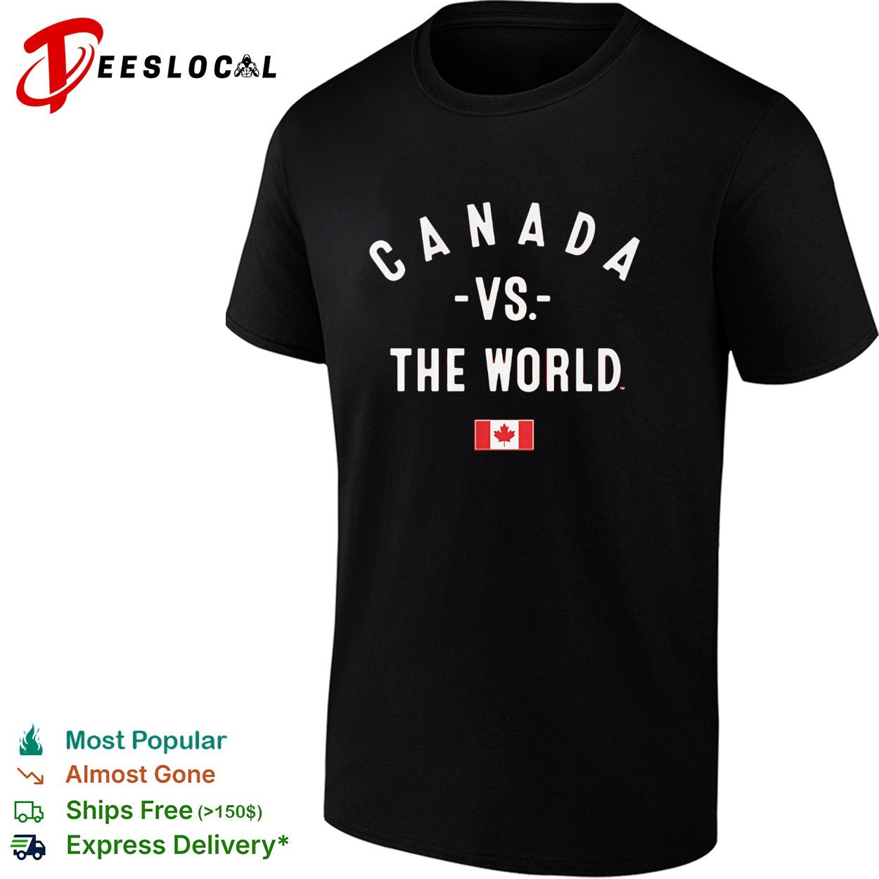 Canada vs The World FIFA World Cup 2026 having flag shirt