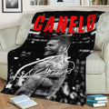 Canelo Saul Alvarez Boxing Fleece Throw Blanket